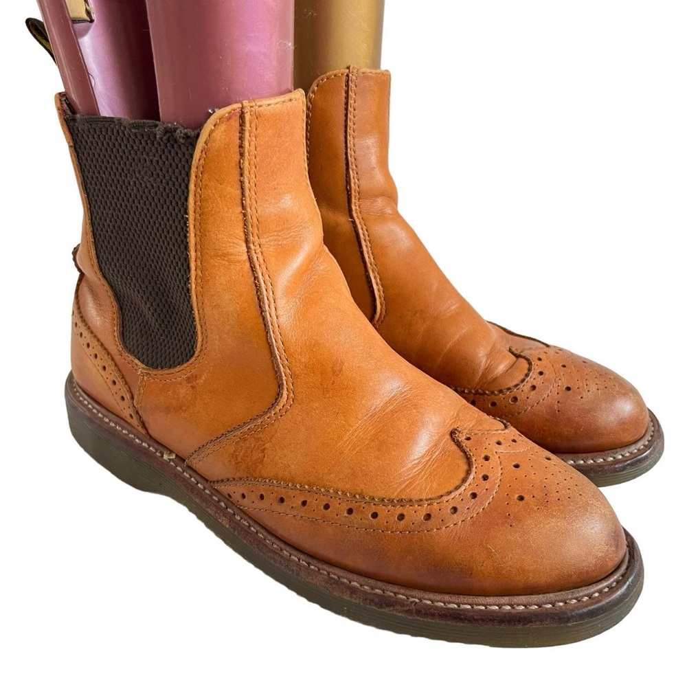 Dr martens vintage western Chelsea boot brown